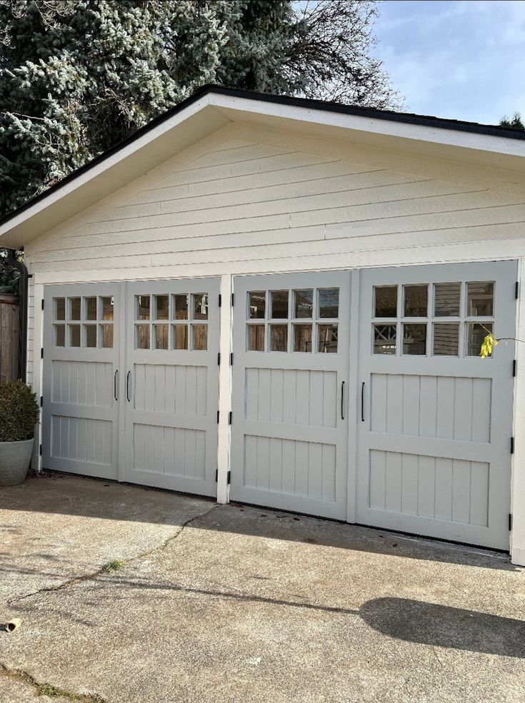 Professional garage door maintenance inspection